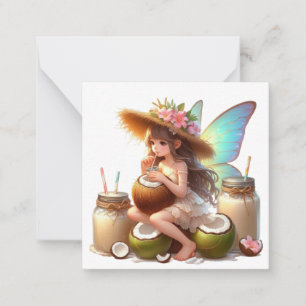 Fairy Fantasy Note Card Mitteilungskarte