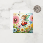 Fairy Fantasy Note Card Mitteilungskarte (Vorderseite/Rückseite Beispiel)