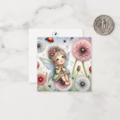 Fairy Fantasy Note Card Mitteilungskarte (Vorderseite/Rückseite Beispiel)