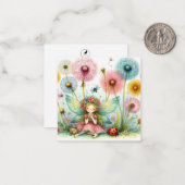 Fairy Fantasy Note Card Mitteilungskarte (Vorderseite/Rückseite Beispiel)