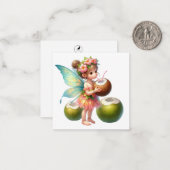 Fairy Fantasy Note Card Mitteilungskarte (Vorderseite/Rückseite Beispiel)