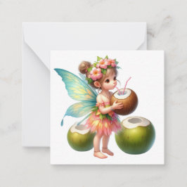 Fairy Fantasy Note Card Mitteilungskarte
