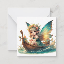 Fairy Fantasy Note Card Mitteilungskarte
