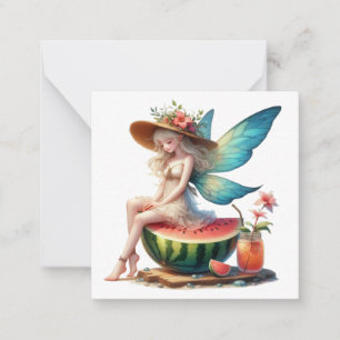 Fairy Fantasy Note Card Mitteilungskarte