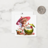 Fairy Fantasy Note Card Mitteilungskarte (Vorderseite/Rückseite Beispiel)