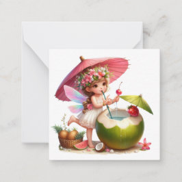 Fairy Fantasy Note Card Mitteilungskarte