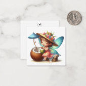 Fairy Fantasy Note Card Mitteilungskarte (Vorderseite/Rückseite Beispiel)