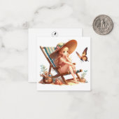 Fairy Fantasy Note Card Mitteilungskarte (Vorderseite/Rückseite Beispiel)