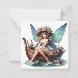 Fairy Fantasy Note Card Mitteilungskarte