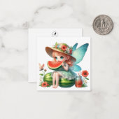 Fairy Fantasy Note Card Mitteilungskarte (Vorderseite/Rückseite Beispiel)