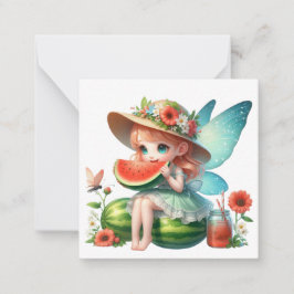 Fairy Fantasy Note Card Mitteilungskarte