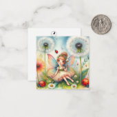 Fairy Fantasy Note Card Mitteilungskarte (Vorderseite/Rückseite Beispiel)