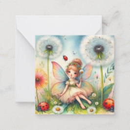 Fairy Fantasy Note Card Mitteilungskarte
