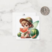 Fairy Fantasy Note Card Mitteilungskarte (Vorderseite/Rückseite Beispiel)