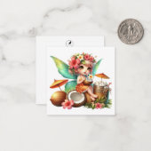 Fairy Fantasy Note Card Mitteilungskarte (Vorderseite/Rückseite Beispiel)