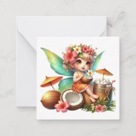 Fairy Fantasy Note Card Mitteilungskarte