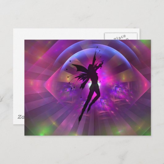 Fairy Fantasy Postkarte (Vorne/Hinten)