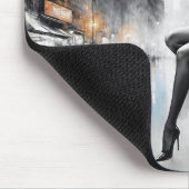 Fairy Fantasy regnerische Nachtstraßen träumen Wel Mousepad (Ecke)