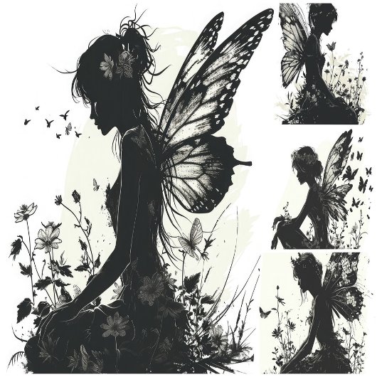 Fairy Fantasy Silhouette Fotodruck
