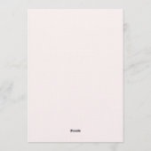 Fairy First 1st Birthday Enchanted Magical Einladung (Rückseite)