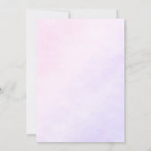 Fairy First 1st Birthday Party Invitation Einladung (Rückseite)