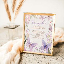 Fairy First Birthday 1. Geburtstag Time Kapsel Poster