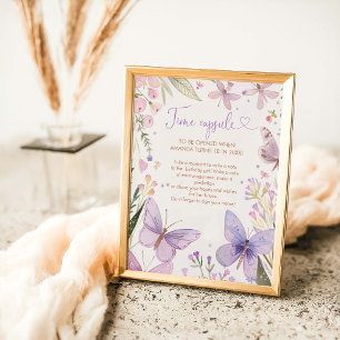 Fairy First Birthday 1. Geburtstag Time Kapsel Poster