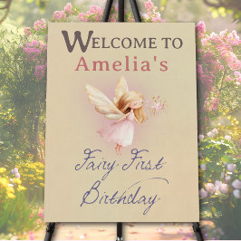 Fairy First Birthday 1st Birthday Welcome 