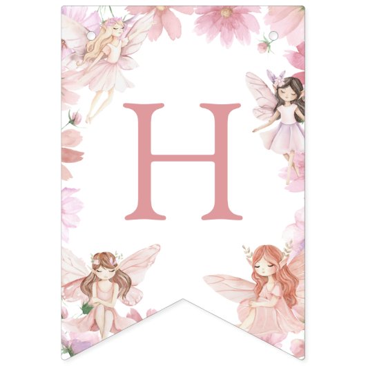 Fairy First Birthday Banner (Zweite Fahne)