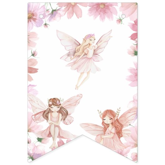 Fairy First Birthday Banner (Erste Fahne)