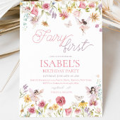 Fairy First Birthday Einladung