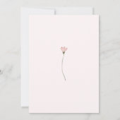 Fairy First Birthday Einladung (Rückseite)