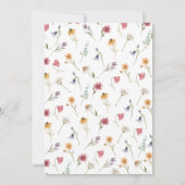 Fairy First Birthday Einladung (Rückseite)