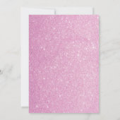 Fairy First Birthday Einladung (Rückseite)