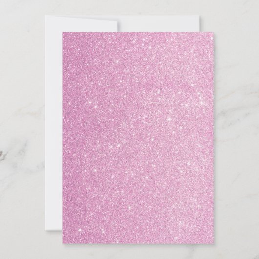 Fairy First Birthday Einladung (Rückseite)