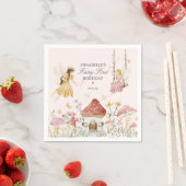 Fairy First Birthday Enchanted Dessert Tableware Serviette (Beispiel)