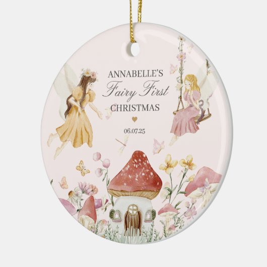 Fairy First Birthday Enchanted Keepake Ornament (Links)
