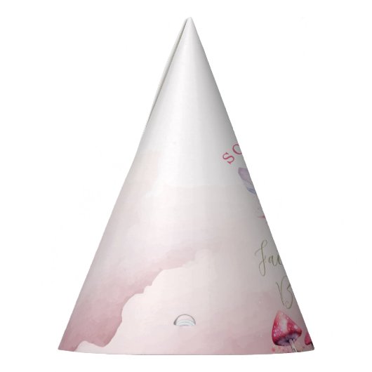 Fairy First Birthday Enchanted Woods Partyhütchen (Links)