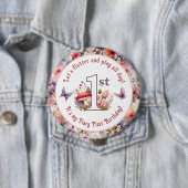 Fairy First Birthday Fairycore Birthday Girl Button (Beispiel)