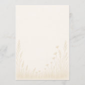 Fairy First Birthday Floral Watercolor Einladung (Rückseite)