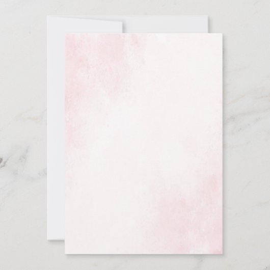 Fairy First Birthday Forest Mushroom Foto Einladung (Rückseite)