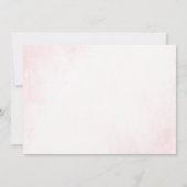 Fairy First Birthday Foto Vielen Dank Einladung (Rückseite)