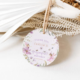 Fairy First Birthday Girl Geschenkanhänger