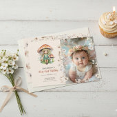Fairy First Birthday Invitation | Dusty Purple Einladung