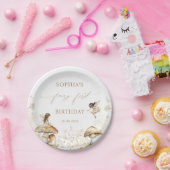Fairy First Birthday Party Boho Pappteller (Party)