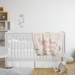 Fairy First Birthday Party Personalisiert Meilenst Babydecke<br><div class="desc">Wrap deine kleine Fee in Erinnerungen mit unserer Meilenstein First Party Personalisiert Meilenstein Baby Blanket. Diese wunderschön gearbeitete Decke ist nicht nur dafür, Ihr kleines gemütliches behalten, sondern ein wertvoller Sake, der jeden wertvollen Augenblick ihres ersten Jahres einfängt. Stellen Sie sich vor, Ihre kleine Prinzessin in dieser weichen, staubigen rosa...</div>