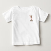 Fairy First Birthday Personalisiert Family Matchin Baby T-shirt (Vorderseite)