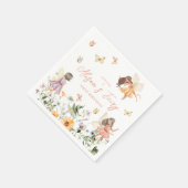 Fairy First Birthday Serviette (Ecke)