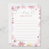 Fairy First Birthday Time Capsule Card Einladung (Vorderseite)