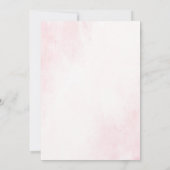 Fairy First Birthday Time Kapsel Note Card Einladung (Rückseite)